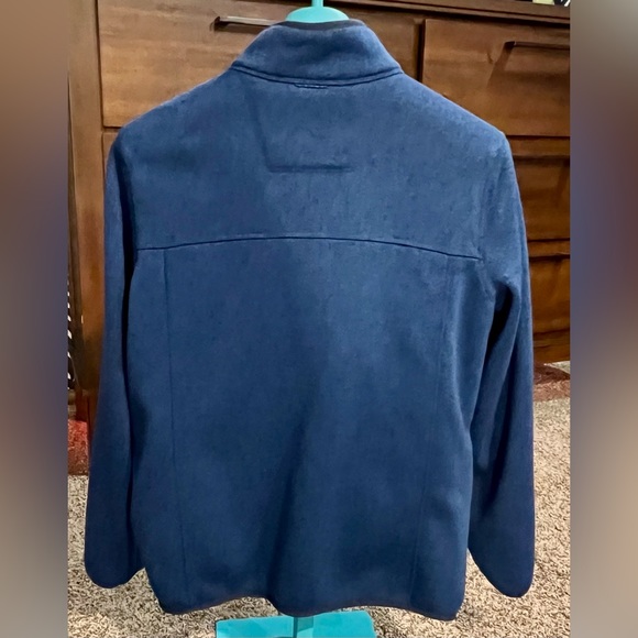 Men’s LL Bean Full Zip Fleece - Size Large - Blue - Picture 3 of 4